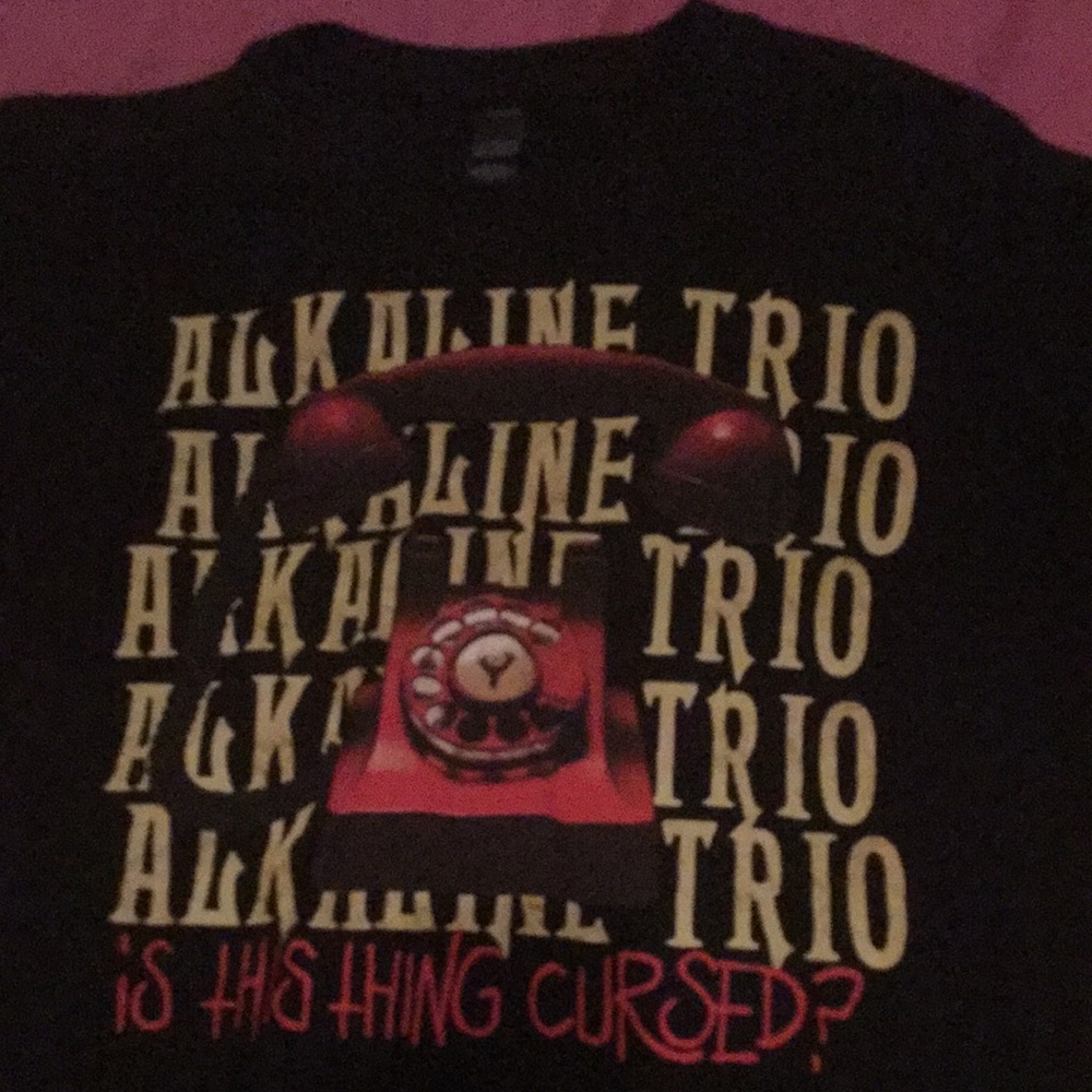 Alkaline trio shirt-Is this thing cursed?
